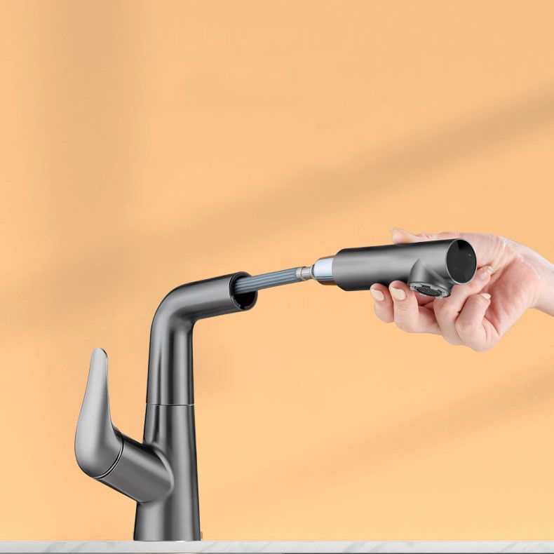 Modern Sink Faucet Solid Color Vessel Sink Faucet for Bathroom