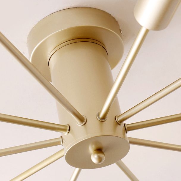 Sputnik Design Semi Flush Mount Leuchte Moderne Metall Semi Flush