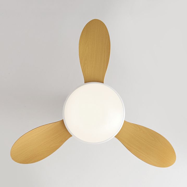 Unique Shape Metal Ceiling Fan Light Kids Style Single Light Ceiling Fan Lamp