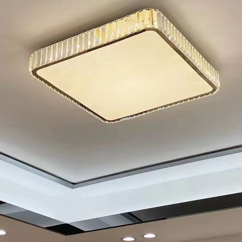 Modernism Flush Mount Lamp Crystal LED Ceiling Lighting for Bedroom