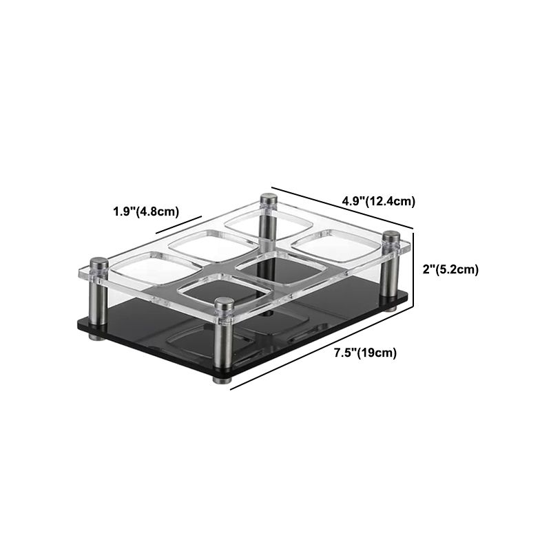 Acrylic Wine Glass Rack Tabletop or Countertop Free-Stand Modern Glass Rack