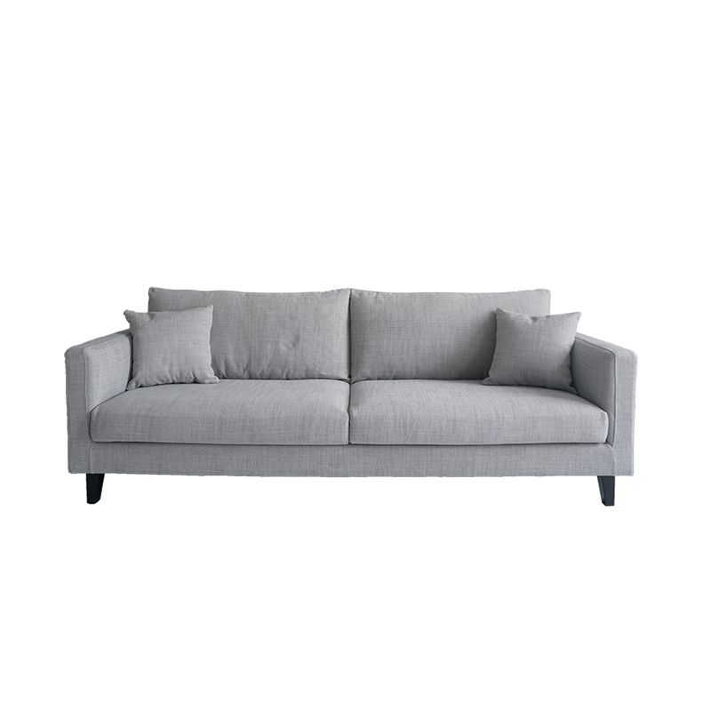 Contemporary Tuxedo Arm Standard Sofa Washable Sofa for Living Room, Apartment