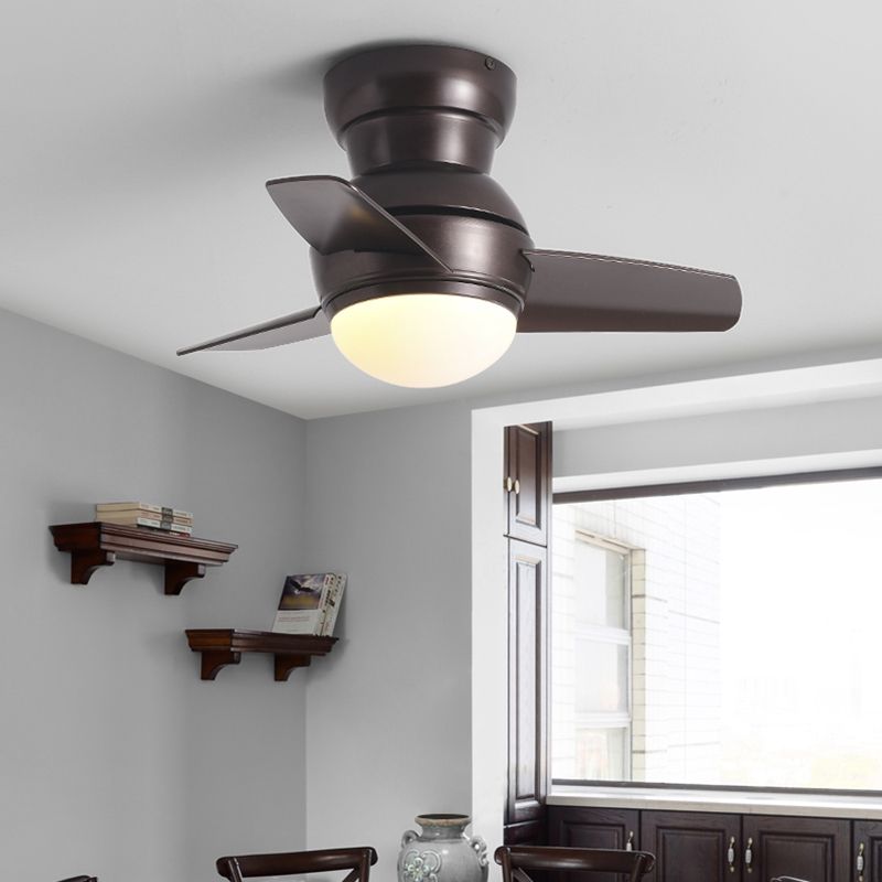 1 Light Ceiling Fan Light Modern Style Metal Ceiling Fan Light for Children's Room