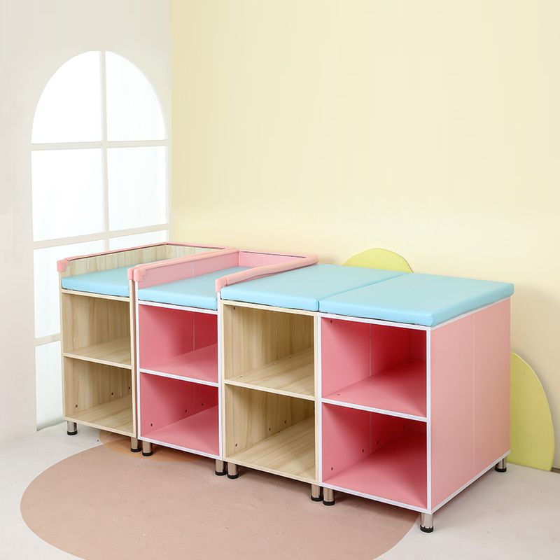 Modern Wooden Changing Table Dresser with Storage, Flat Top 2-in-1 Changing Table