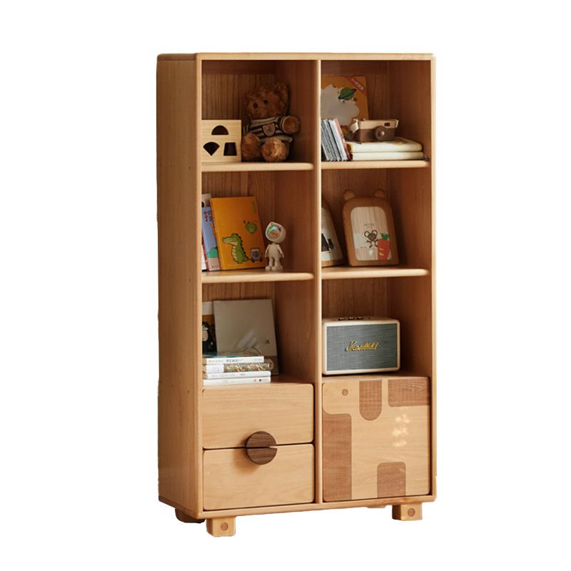 Scandinavian Standard Kids Bookcase in Brone Freestanding Bookcase in Pine