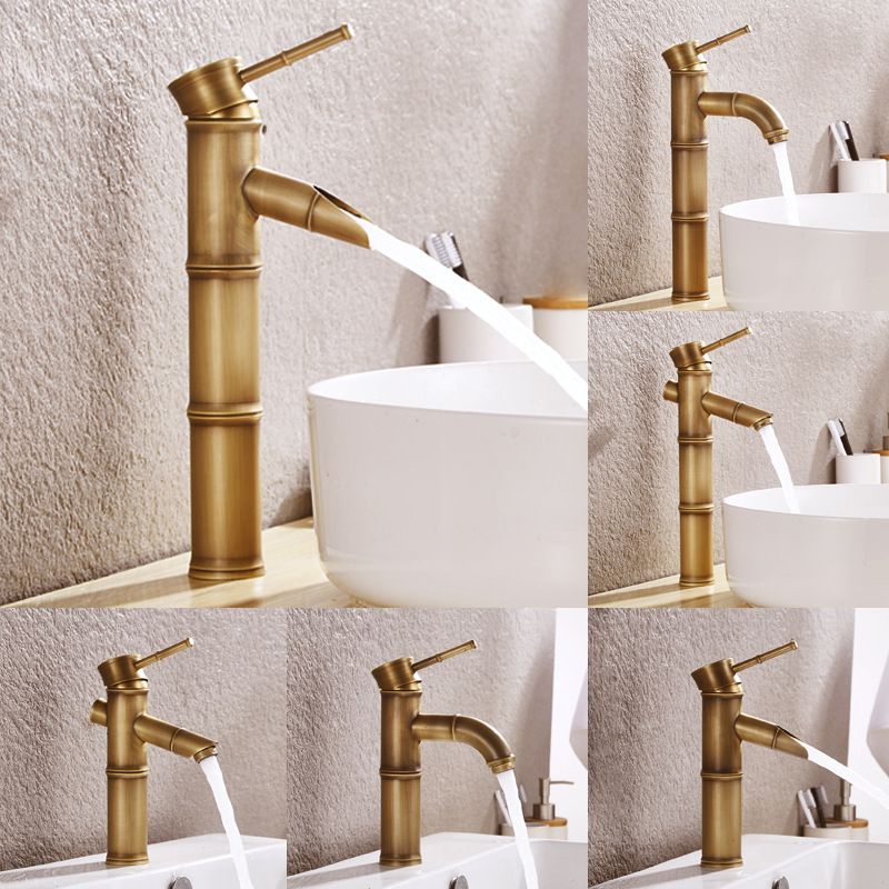 Country Style Vanity Sink Faucet Single Hole Bathroom Faucet