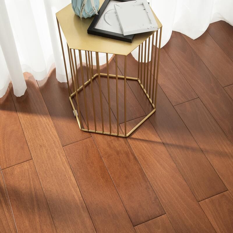 Contemporary Hardwood Deck Tiles Rectangle Solid Hardwood Flooring