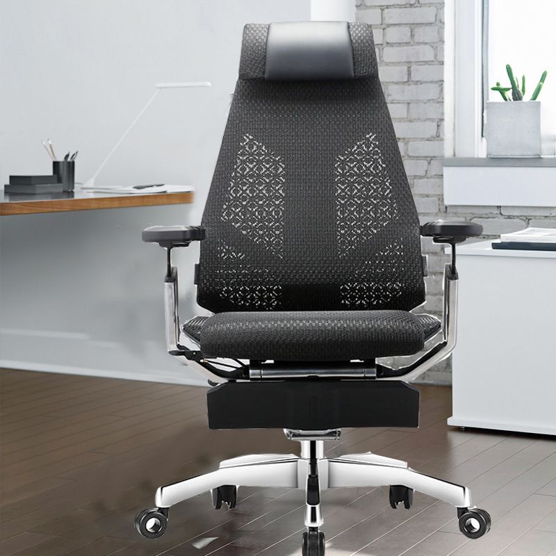 Modern Slide Office Chair Removable Arms Adjustable Seat Height Desk Chair with Wheels