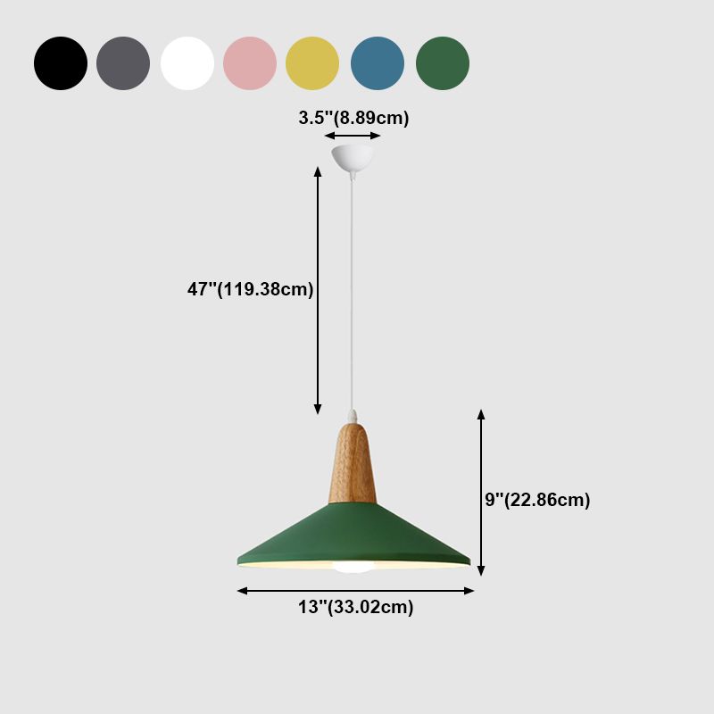 Metall geometrische Form hängend hängender nordische Macarons 1 leichte hängende Halterungsleuchten