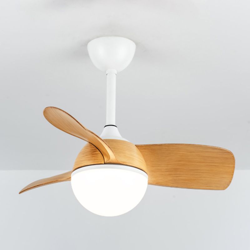 Nordic Style Colorful Ceiling Fan Lamp Acrylic Shade Ceiling Fan Light for Children Room