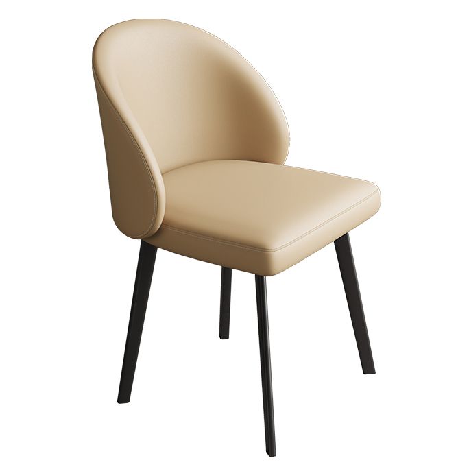 Contemporary Kitchen Dining Side Chair Leather Dining Chairs