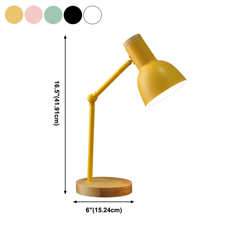 Contemporary Style Bell Shape Table Lamp Metal 1-Light Table Light