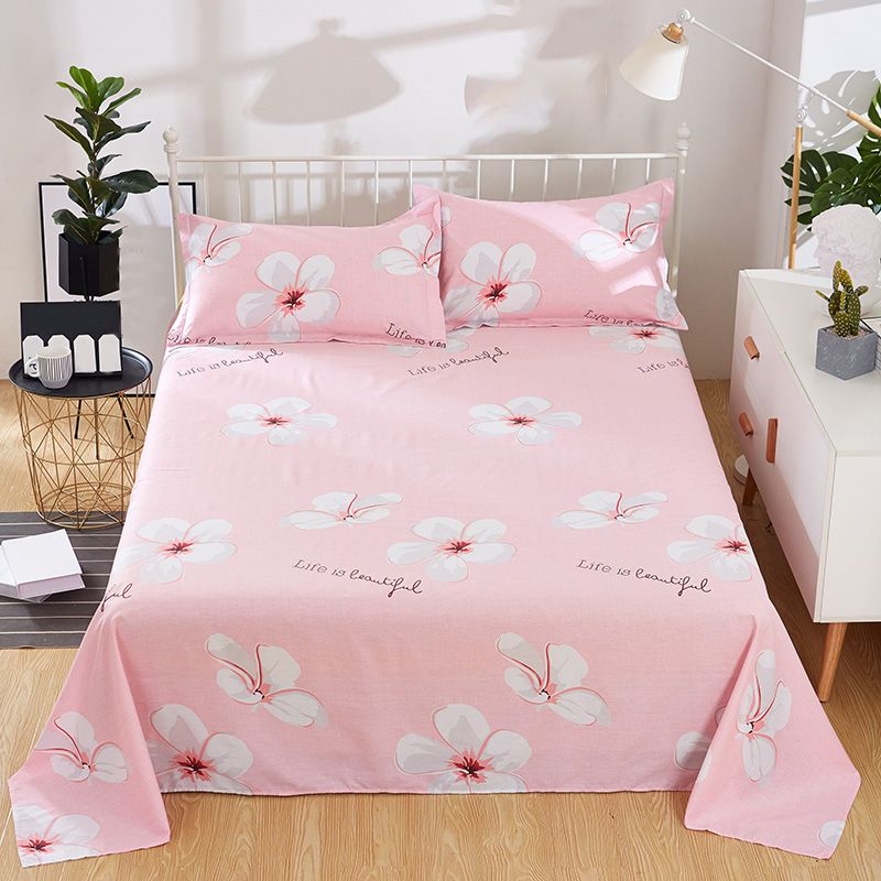 100 Cotton Bed Sheet Set Soft & Smooth Breathable Bed Sheet Set