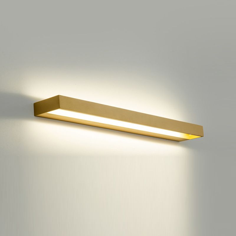 Luz de tocador LED de estilo moderno accesorio de iluminación de espejo lineal simple para la sala de lavado