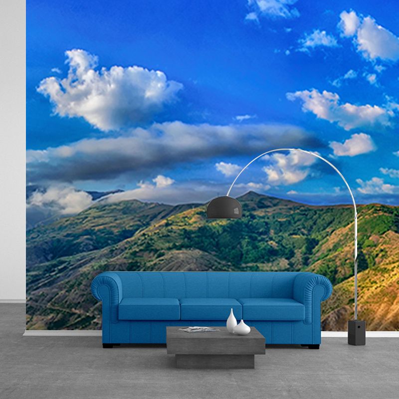 Mountain Environmental Photography Wallpaper Drawing Room Wall Mural