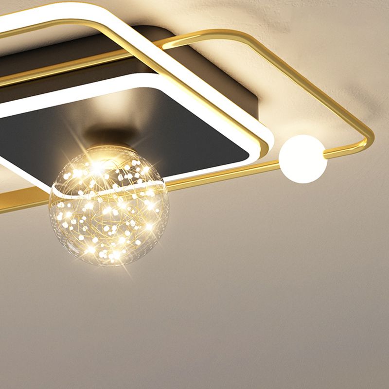 Plafoniere a LED da incasso a soffitto Illuminazione contemporanea da incasso per soggiorno