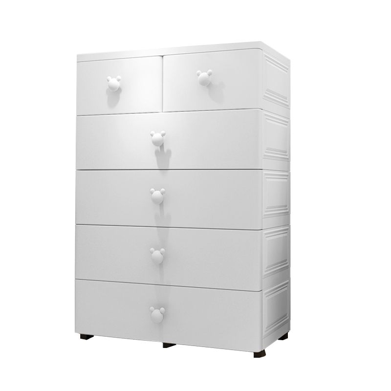 14.82-inch W Chest Nursery Dresser Scandinavian Kids Nightstand with 6 Drawers