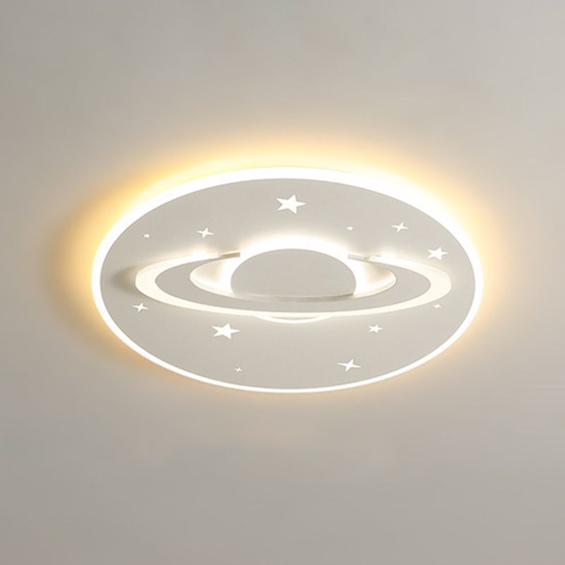 LED Flush Mount Lighting Contemporary White Ceiling Light for Home