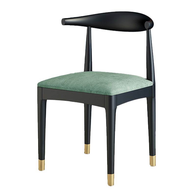 Industrial Style Open Back Side Chair Upholstered Side Chairs for Home