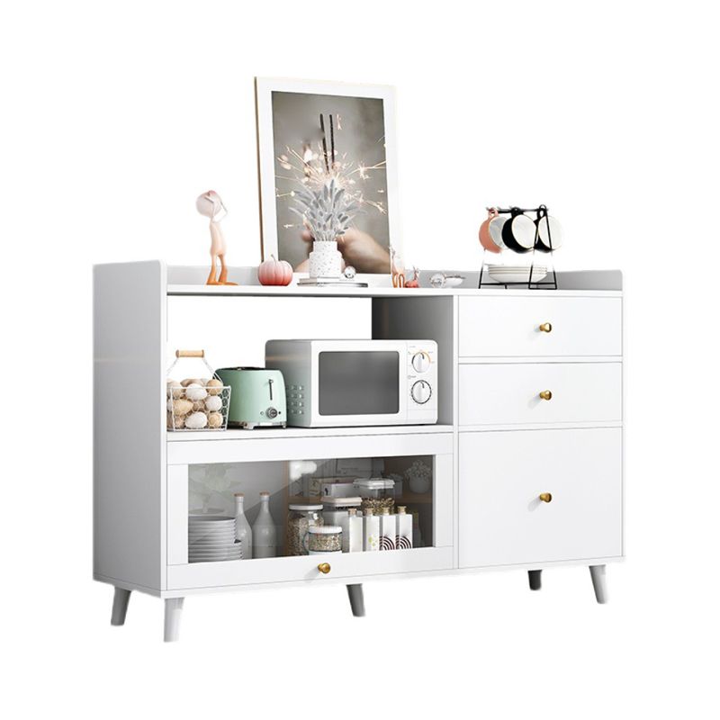 Modern Sideboard Drawer Wood with Door Sideboard for Living Room