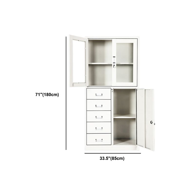 Vertical Filing Cabinet Contemporary Silver File Cabinet with Lock and Storage