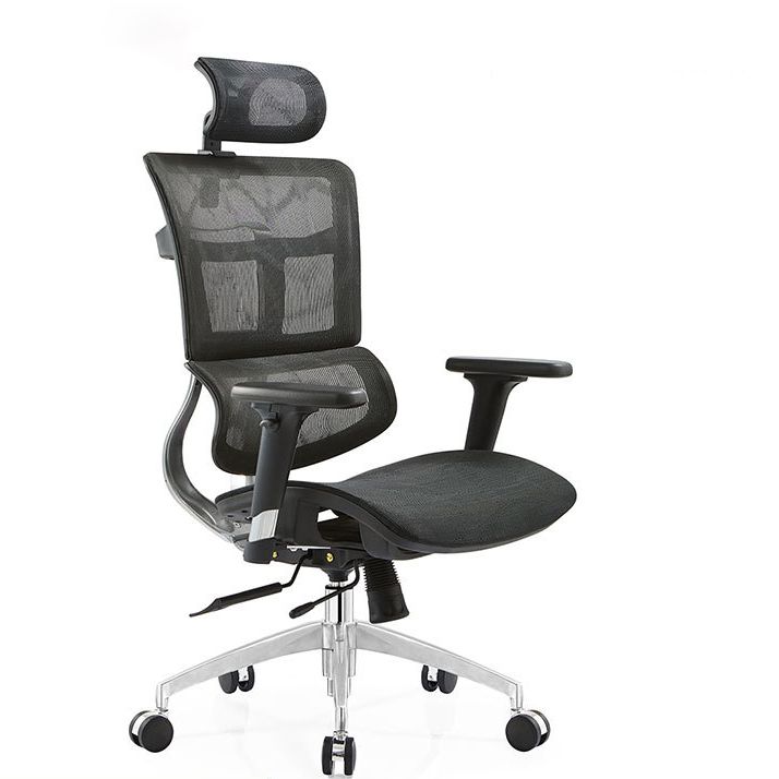 Modern Desk Chair Mesh Computer Chair Conference Chair No Wheel