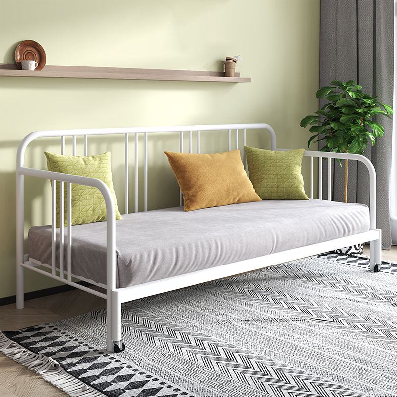 Scandinavian No Theme Kid Bed Metal Frame Solid Color Daybed