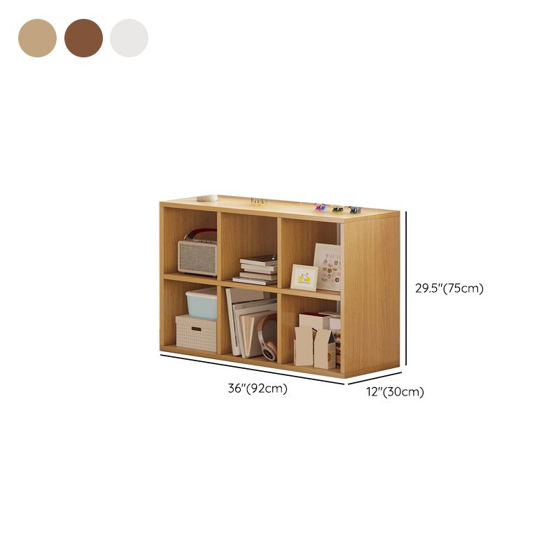 Wood Cubby Storage Bookcase Contemporary Children's Storage Bookcase