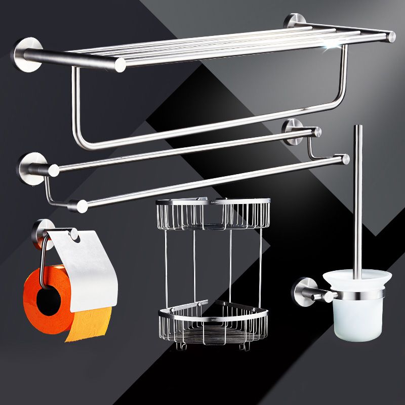 Chrome Traditional Bathroom Hardware Set Stainless Steel Bathroom Set