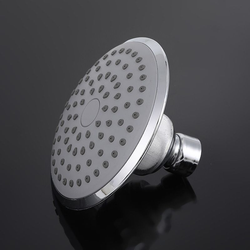 Round Shape Shower Head Modern Swivel Wall Mounted Fixed Shower Head