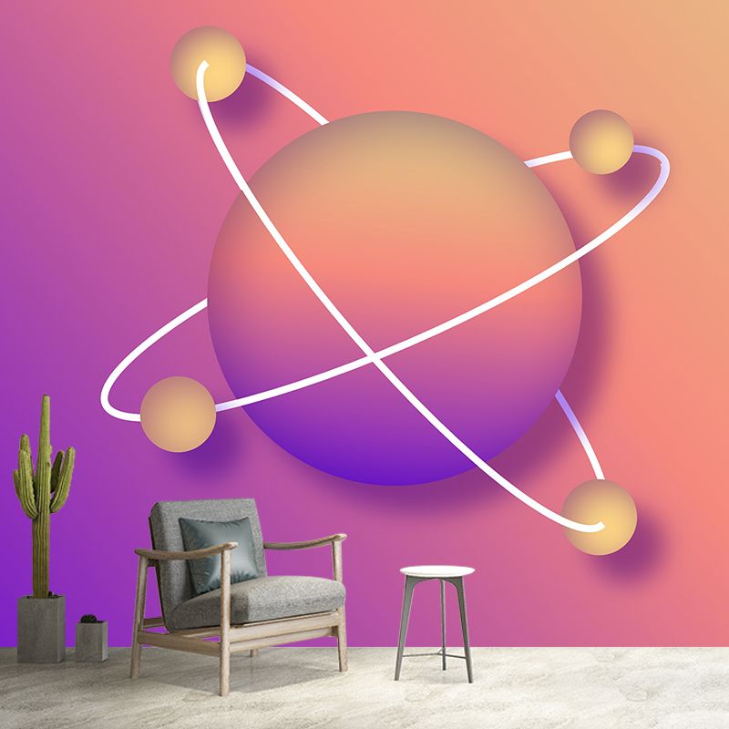 Illustration Environment Friendly Mural Wallpaper Universe Living Room Wall Mural