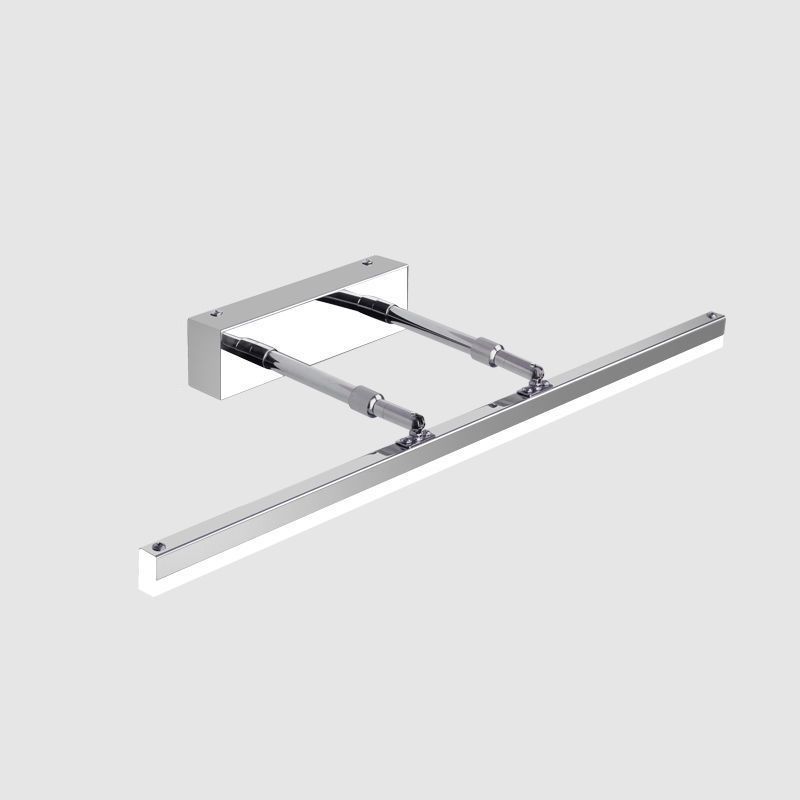 Linear Vanity Light Modern Metal Single Light LED Mirror Light for Bathroom