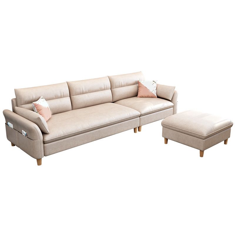 3-seater Sofa with Ottoman Included and Storage for Apartment