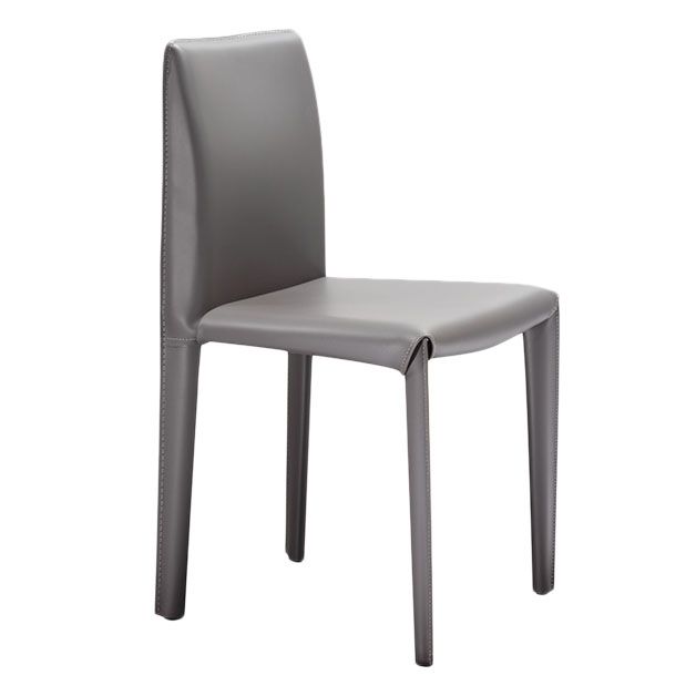 Upholstered Armless Dining Chair Leather Dining Chair for Dining Room