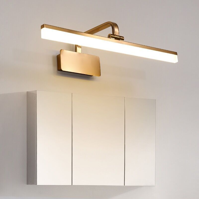 Moderner minimalistischer Stil stromlinienförmiges Wandmontage Leuchte Zinklegierung 1 Leicht Wandmontierte Waschtischlichter