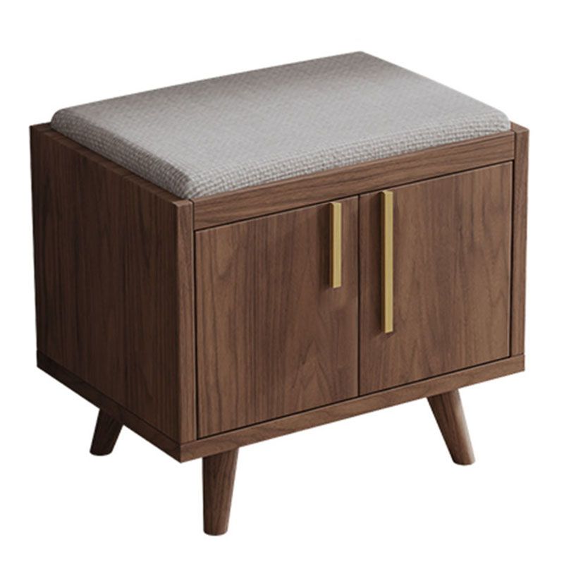 Rectangle Storage Entryway Bench Modern Seating Bench with Upholstered