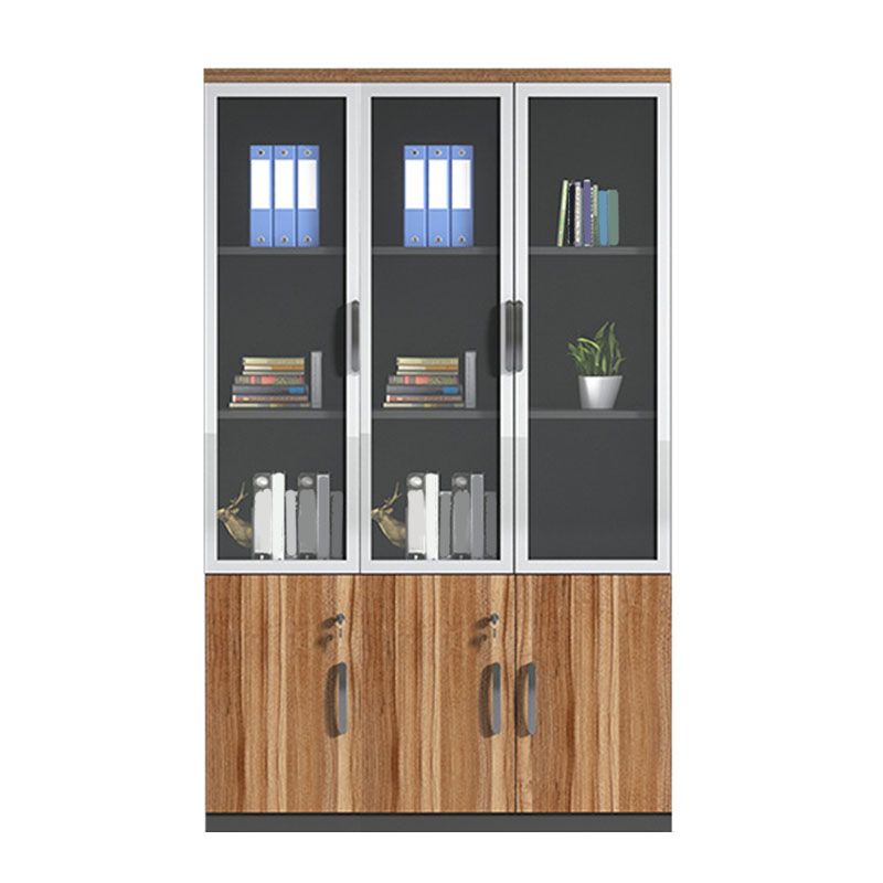 Engineered Wood Modern File Cabinet with Lock Storage for Home Office