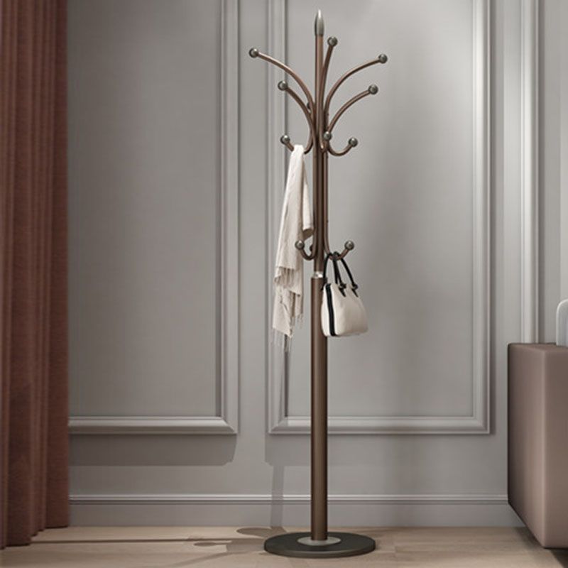 Metal Free Standing Hall Tree Contemporary Hall Stand with Coat Hook