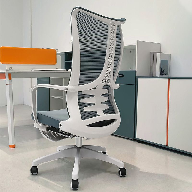 Modern Arm Chair Adjustable Seat Height Desk Chair with Wheels