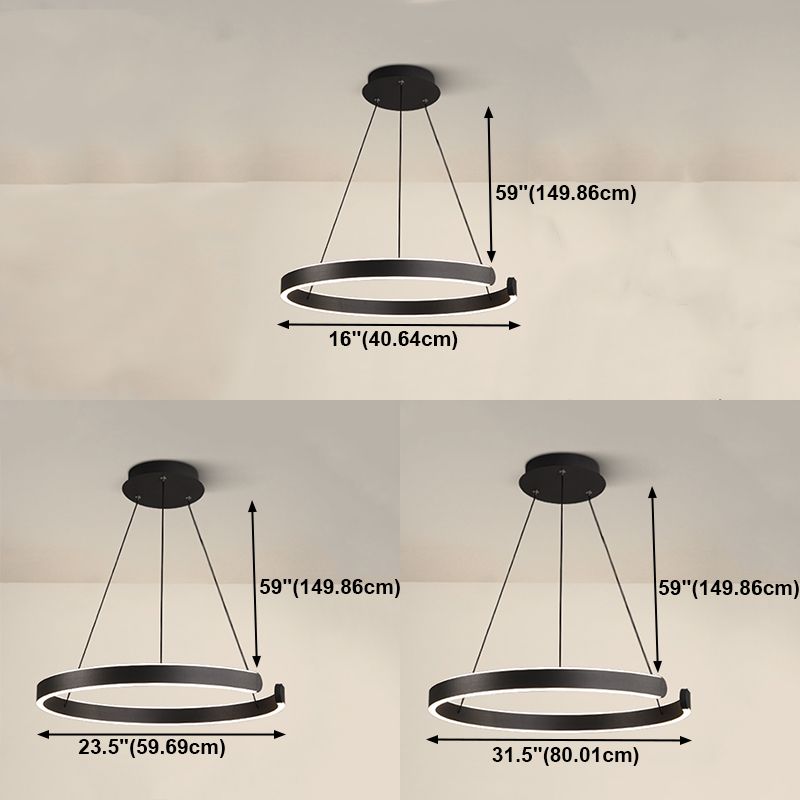 Single Tier Shade Metal Chandelier Lights Modern 2- Light Chandelier Lighting Fixtures