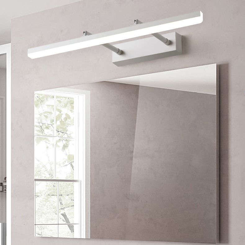 Strip Baño de baño Luz Luz de luz LED METAL CONTROMINA DE MANTE DE MUNTA