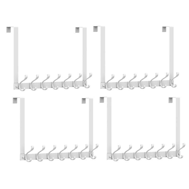 Entryway Kit Coat Hanger Metal Wall Mounted Solid Color Coat Rack