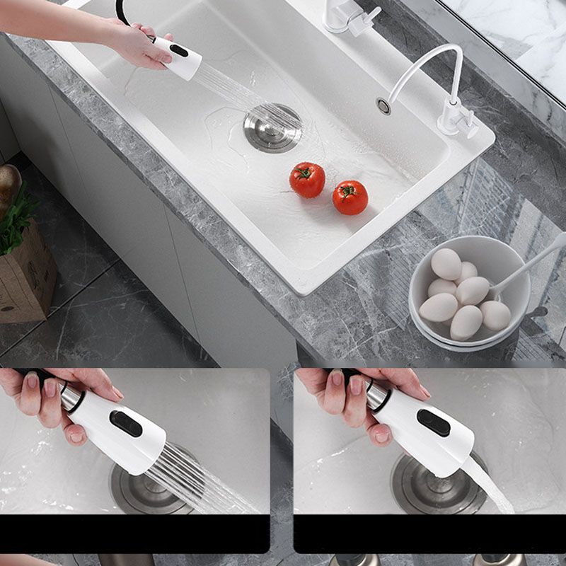 Modern Kitchen Sink Quartz with Accessories and Faucet Drop-In Workstation Sink