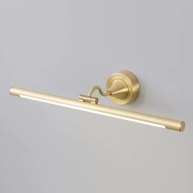 Postmoderne stijl lineaire vorm muur sconce metaal 1 licht sconce licht voor badkamer