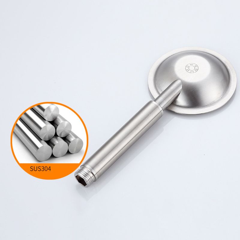 Contemporary Shower Combo Handheld Shower Head Stainless Steel Wall-Mount Shower Head