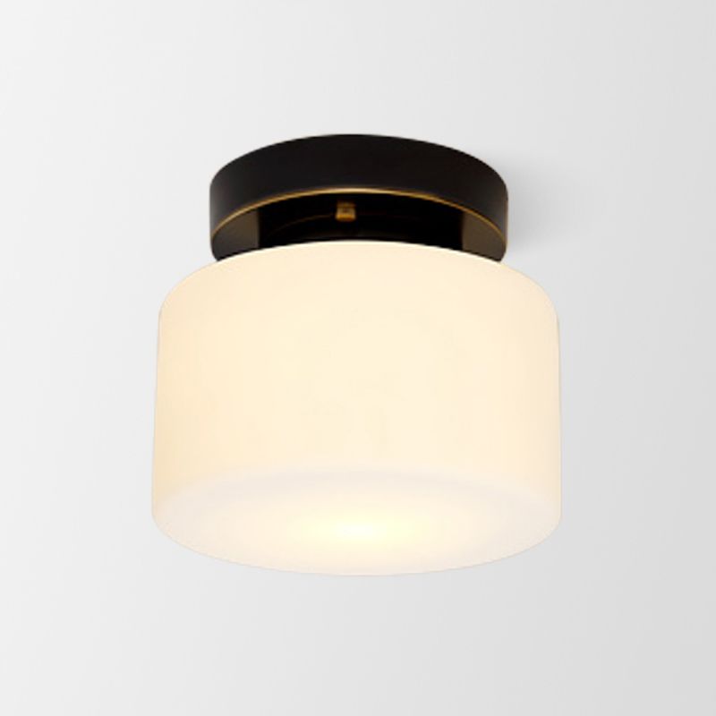 Glazen schaduw dicht bij het plafond Verlichtingsarmatuur Minimalistische plafondlamp