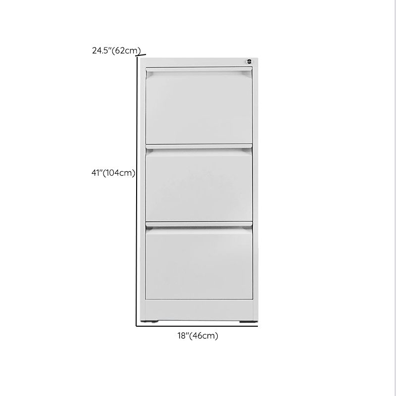 Contemporary Style File Cabinet Metal Filing Cabinet for Home Office