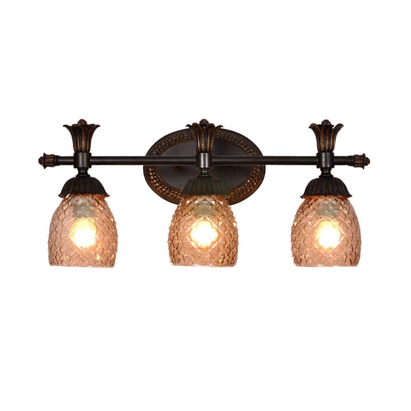 American Style Iron Vanity Light Bell Shape Vanity Lamp for Shower Room