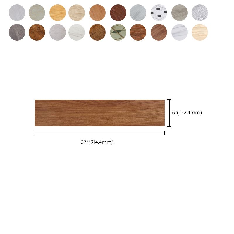 Multi-Tonal Style Vinyl Flooring Peel and Stick Wood Effect Vinyl Flooring