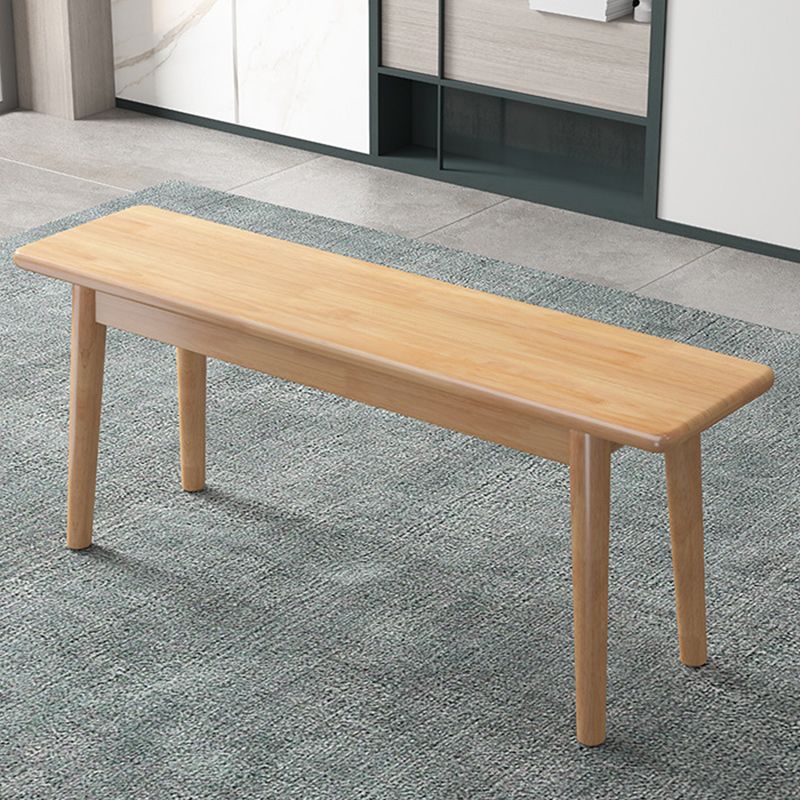 11.8 Inch Wide Modern Bench Solid Wood Seating Bench with Legs